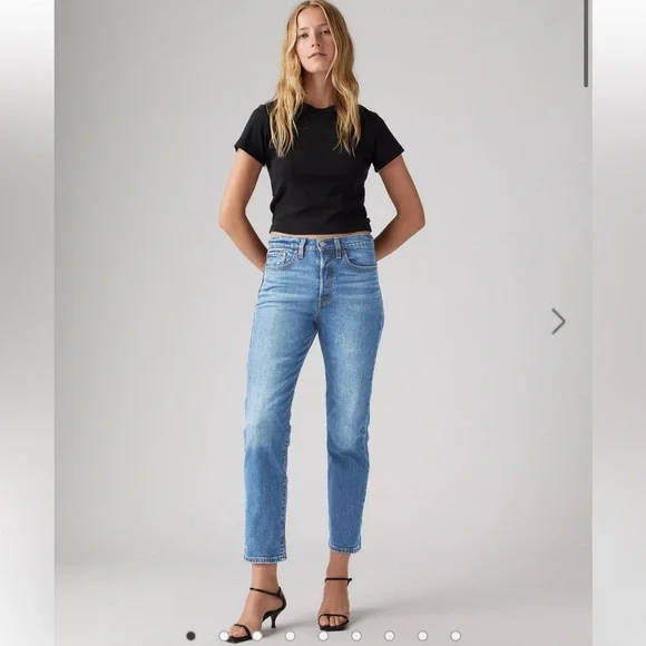 Levi's 505 True Classic Straight Leg Light Wash Denim Jeans Women's Size 12 M - Picture 1 of 10